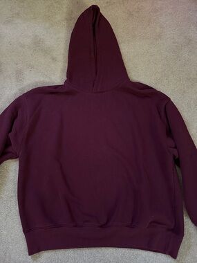 American Eagle Outfitters Luxe Women’s Burgundy Hoodie Size Large - Like New